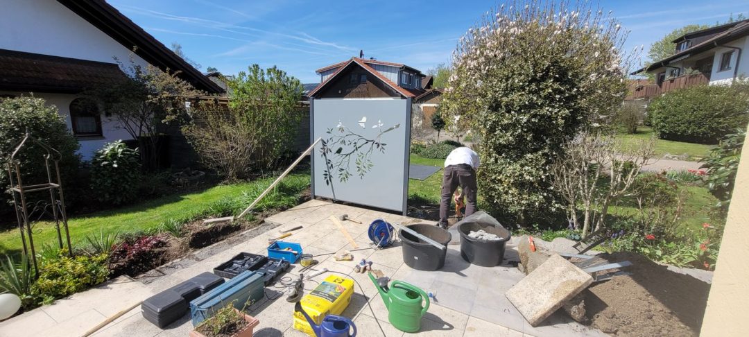 Aufbau eines Motiv Sicht Schutzes von TiKo 2 2 6