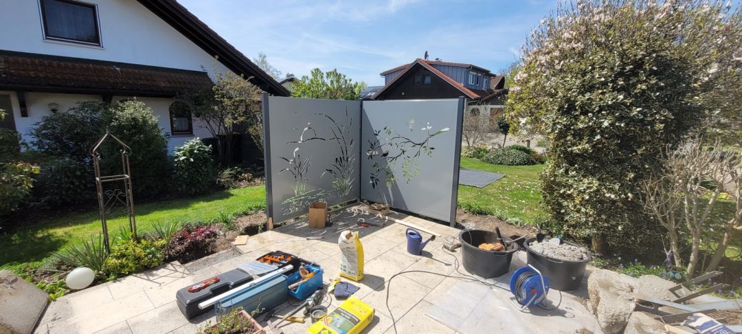 Aufbau eines Motiv Sicht Schutzes von TiKo 3 3 3